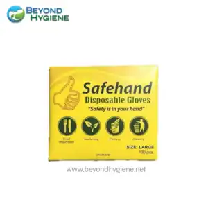 Disposable gloves for food preparation, catering, and cleaning professionals in Asia to ensure sanitation and hygiene. Safehand brand offers reliable, high-quality latex-free gloves for various sanitary needs.