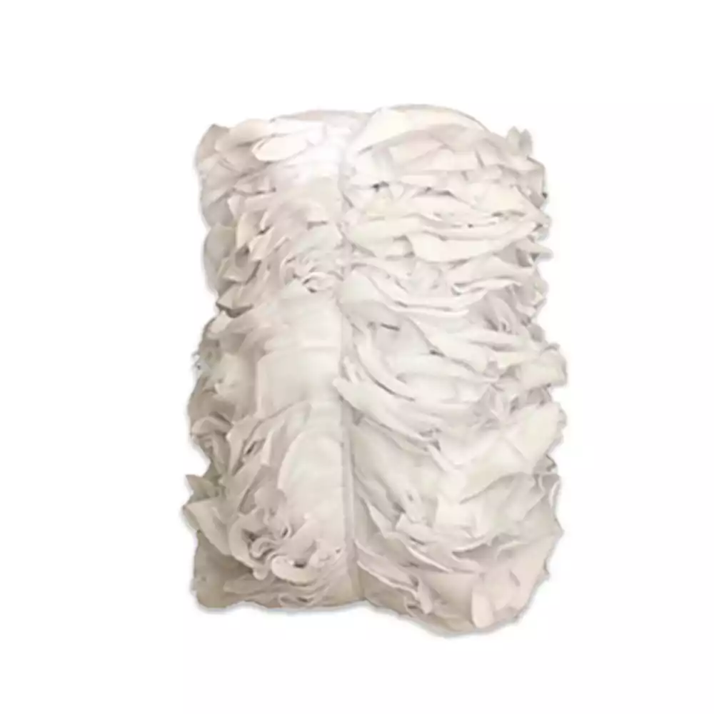 ROUND RUGS WHITE 36 pcs bundle Disposable white cleaning cloths for hygiene sanitation and infection control.
