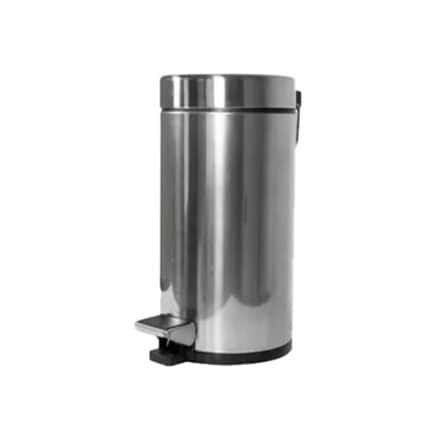 Stainless steel hand sanitizer dispenser for hygienic hand sanitization, ideal for commercial and public spaces.