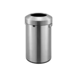 Stainless steel trash bin for hygiene and waste management in Asia, modern design, durable construction, ideal for commercial and public spaces in Beyond Hygiene Asia facilities.