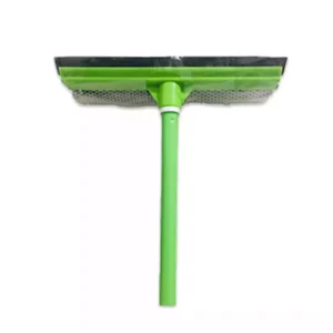 Window Squeegee, w/ foam, ordinary (30” steel handle; 10” rubber blade)