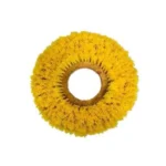 Yellow cleaning scrubber sponge for hygiene and sanitation purposes at Beyond Hygiene Asia.
