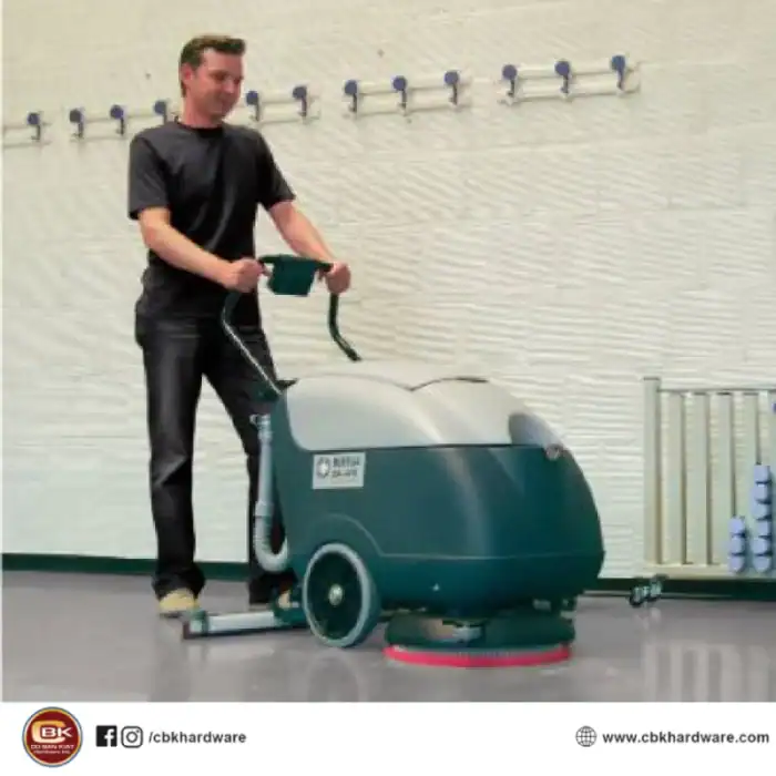 Microfiber floor cleaning machine at Beyond Hygiene Asia.