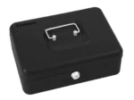 Safewell Cash Box Keyed 90X300X240Mm Black