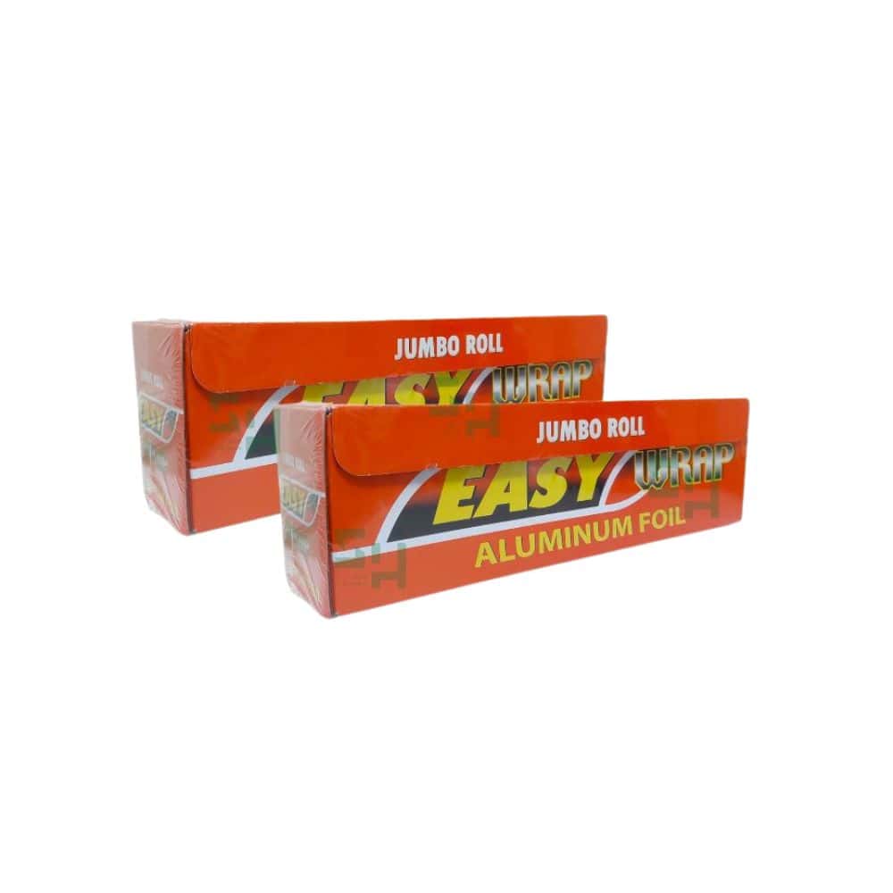 Aluminum Foil Easy Wrap 12x300m Jumbo aluminum foil wraps for cooking and food storage, easy to use kitchen foil from Beyond Hygiene Asia. Ideal for wrapping and preserving food, durable and reliable for everyday use.