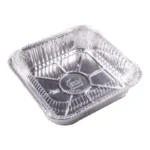 Aluminum foil container for food packaging, ideal for takeout and food storage solutions. Durable, lightweight, and eco-friendly, perfect for restaurants and catering services.