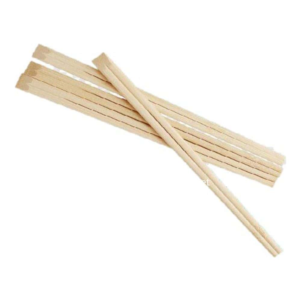Bamboo Chopstick 20cm Wooden tongue depressors, medical-grade sterile wooden sticks used in healthcare settings for examinations and procedures.