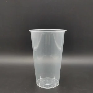 Hard Plastic Cup, 90mm, PP Flat