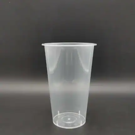 Single clear plastic cup for hygiene and beverage use, disposable drinking cup, eco-friendly disposable cup, Beyond Hygiene Asia sanitation products and supplies, hygiene.
