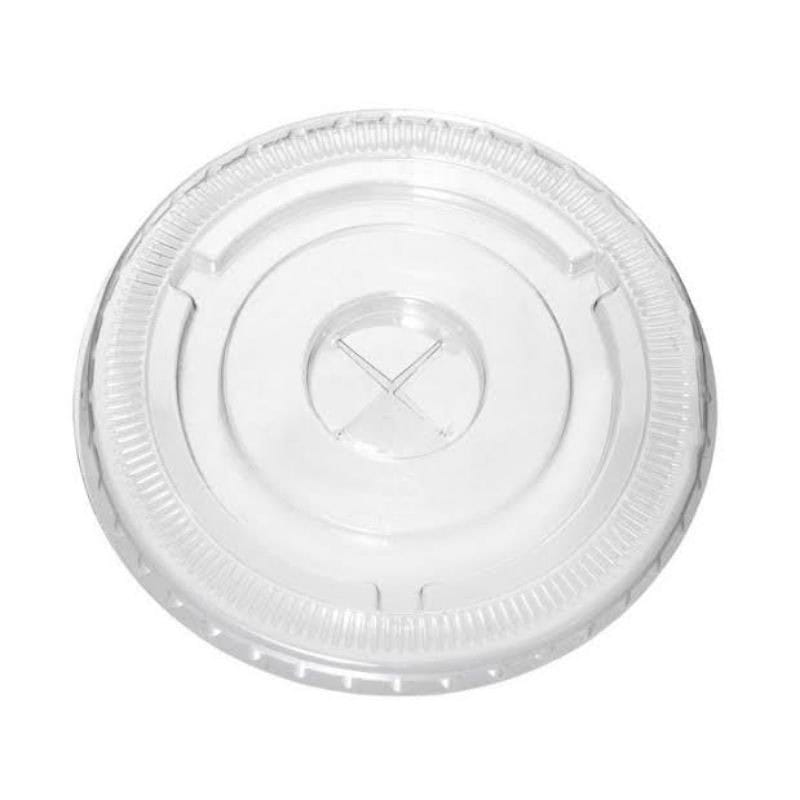 Lid PET Clear, 95mm, Flat Disposable plastic plate for food service, eco-friendly and hygienic.