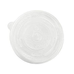 Lid PP Clear, 112mm, Flat