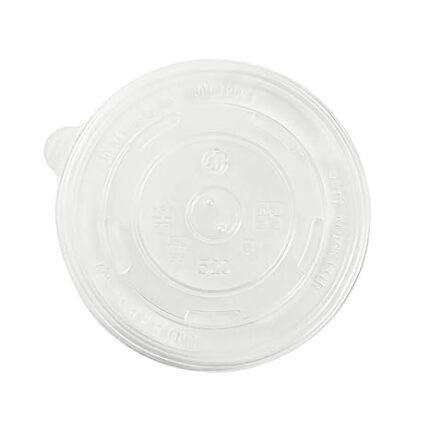 Plastic food container lid for hygienic food storage and sanitation solutions.