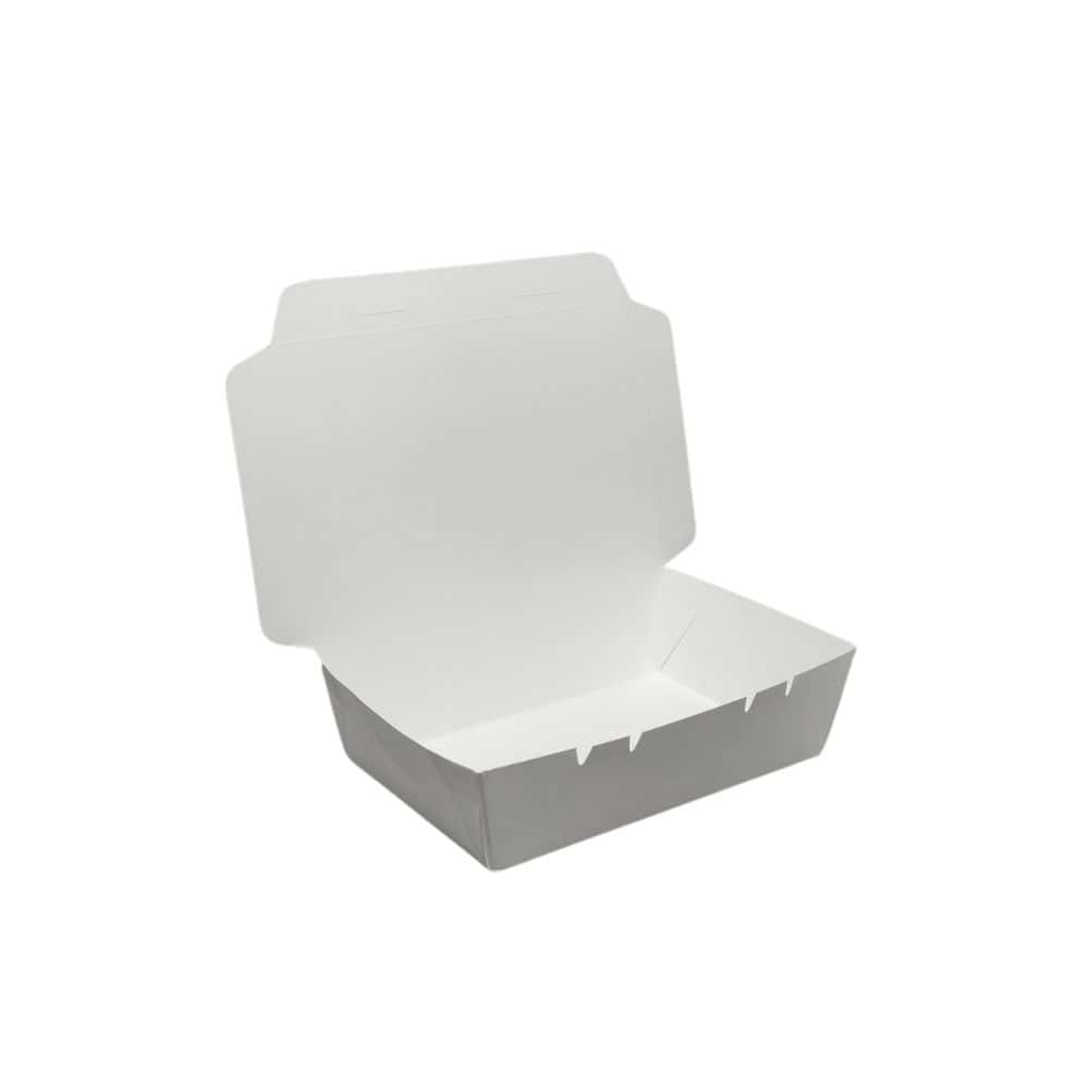 MEAL BOX DIVISION CONTAINER Aluminum food takeout container with lid, ideal for food delivery and takeaway services, eco-friendly disposable packaging solution.