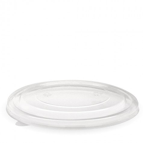 PET Flat Lid for 1300ml Disposable clear plastic plate for food service and hygiene purposes in Asia.