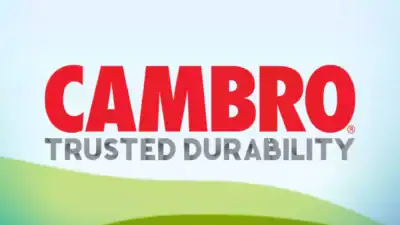 Cambo trusted durability logo promoting long-lasting maintenance and quality cleaning products in Asia.