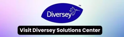 Diversey logo and promotional banner for Beyond Hygiene Asia, highlighting cleaning solutions and hygiene products for Asian markets.