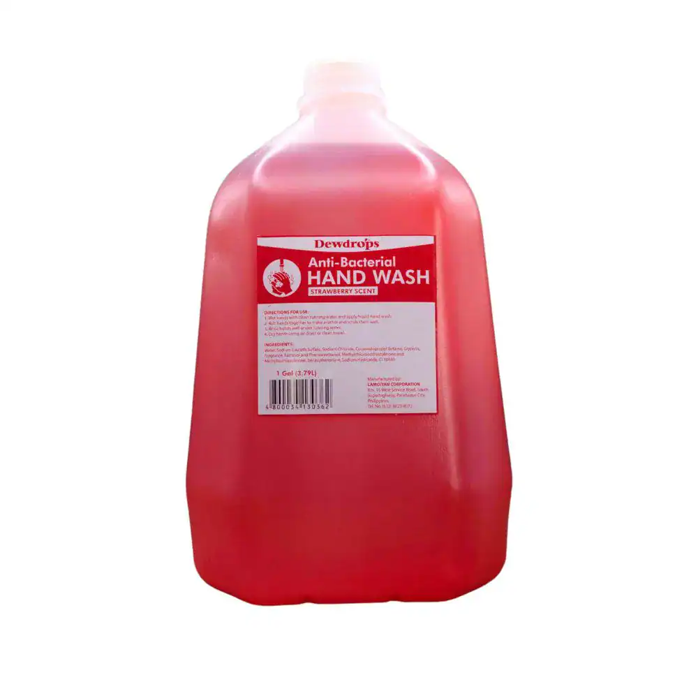 Hand sanitizer bottle with anti-bacterial hand wash label, pink liquid soap, health and hygiene product for hygiene maintenance, relevant for Beyond Hygiene Asia.