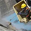 High-pressure industrial cleaning equipment used by Beyond Hygiene Asia for deep sanitation and stain removal at commercial and industrial facilities.