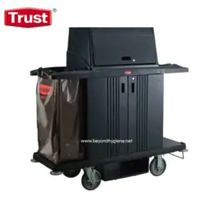 TRUST? GRANDMAID Housekeeping Cart with Doors, Security Hood