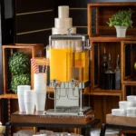 TableCraft Rectangular Double Beverage Dispenser
