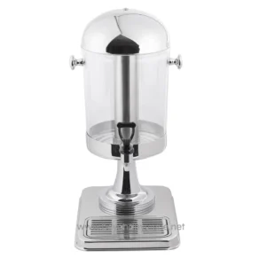 Dispensador de agua caliente y fría con tanque de acero inoxidable, ideal para oficinas y comedores, fácil de usar y mantener para una higiene óptima en espacios comerciales.