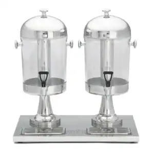 Dispensers for beverage service, ideal for cafes and catering, providing hygienic access to drinks.