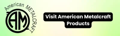 AM Product Page American Metalcraft logo for restaurant and foodservice equipment.