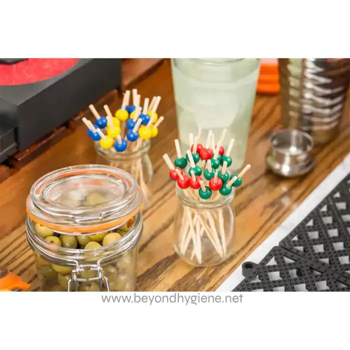 TableCraft 3½" Assorted Bamboo Ball Pick