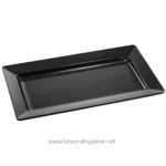 Stainless steel serving tray for hygiene and food presentation in Asian hospitality settings.