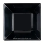 Black square trash bin for sanitation and waste management at Beyond Hygiene Asia.