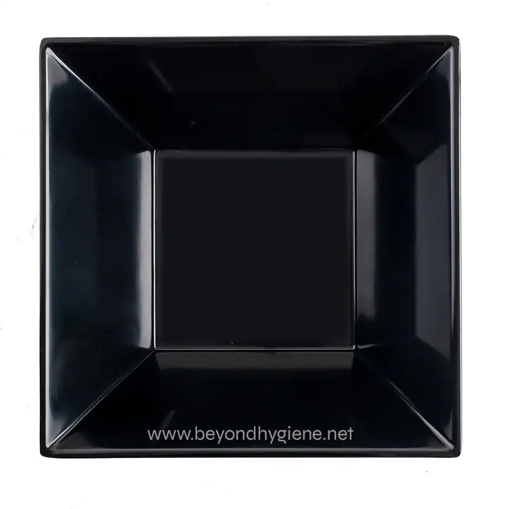 BKMB125_04 Black square trash bin for sanitation and waste management at Beyond Hygiene Asia.