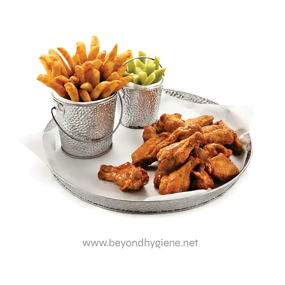 GP12_MRC-02 TableCraft Galvanized 12" Round Diner Platter