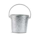 TableCraft 4" Galvanized Pail with Handle
