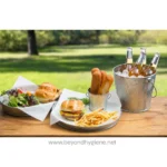 TableCraft 4" Galvanized Pail with Handle