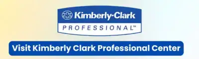 Kimberly-Clark Professional logo and signage for hygiene and cleaning solutions at Beyond Hygiene Asia.