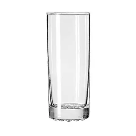High-quality image of a clear, empty drinking glass, ideal for showcasing hygienic beverage containers and glassware solutions from Beyond Hygiene Asia.