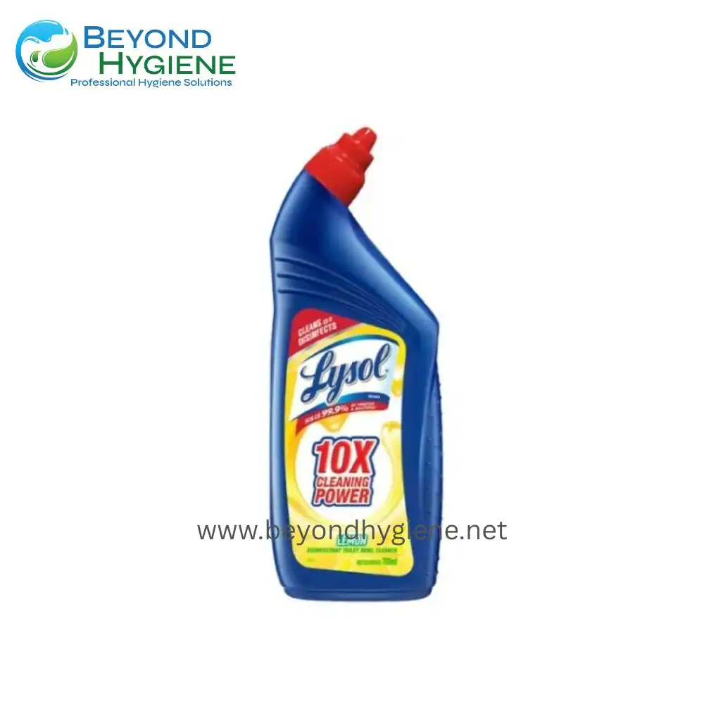 Lysol disinfectant cleaner spray bottle, 10x cleaning power for effective germ and bacteria elimination, ideal for professional hygiene solutions in Asia.