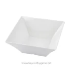 White ceramic soap dish, ideal for commercial and industrial hygiene settings, durable and easy to clean, designed by Beyond Hygiene Asia for sanitary convenience.