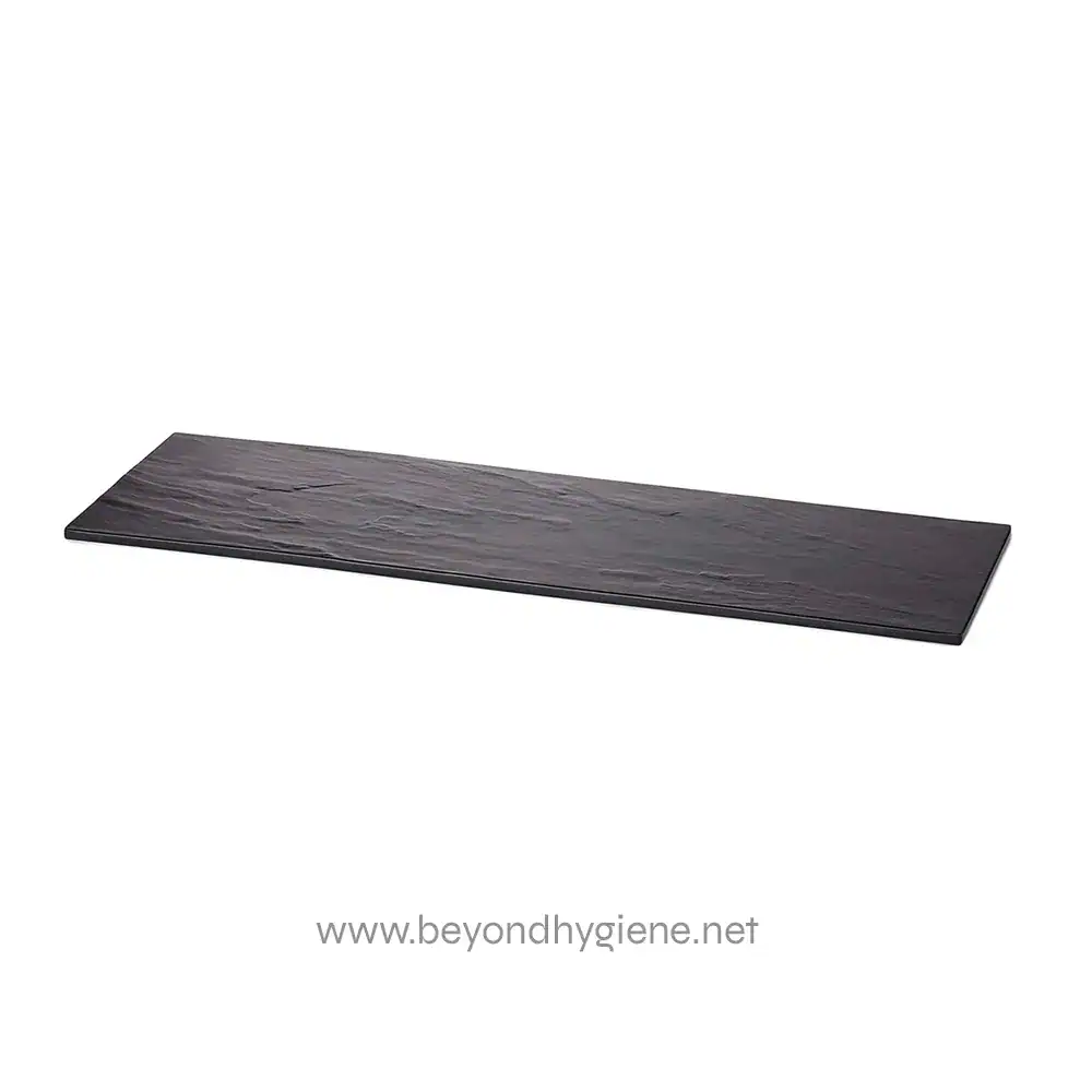 MGL2_01.default Black wooden shelf for commercial and industrial hygiene spaces in Asia.