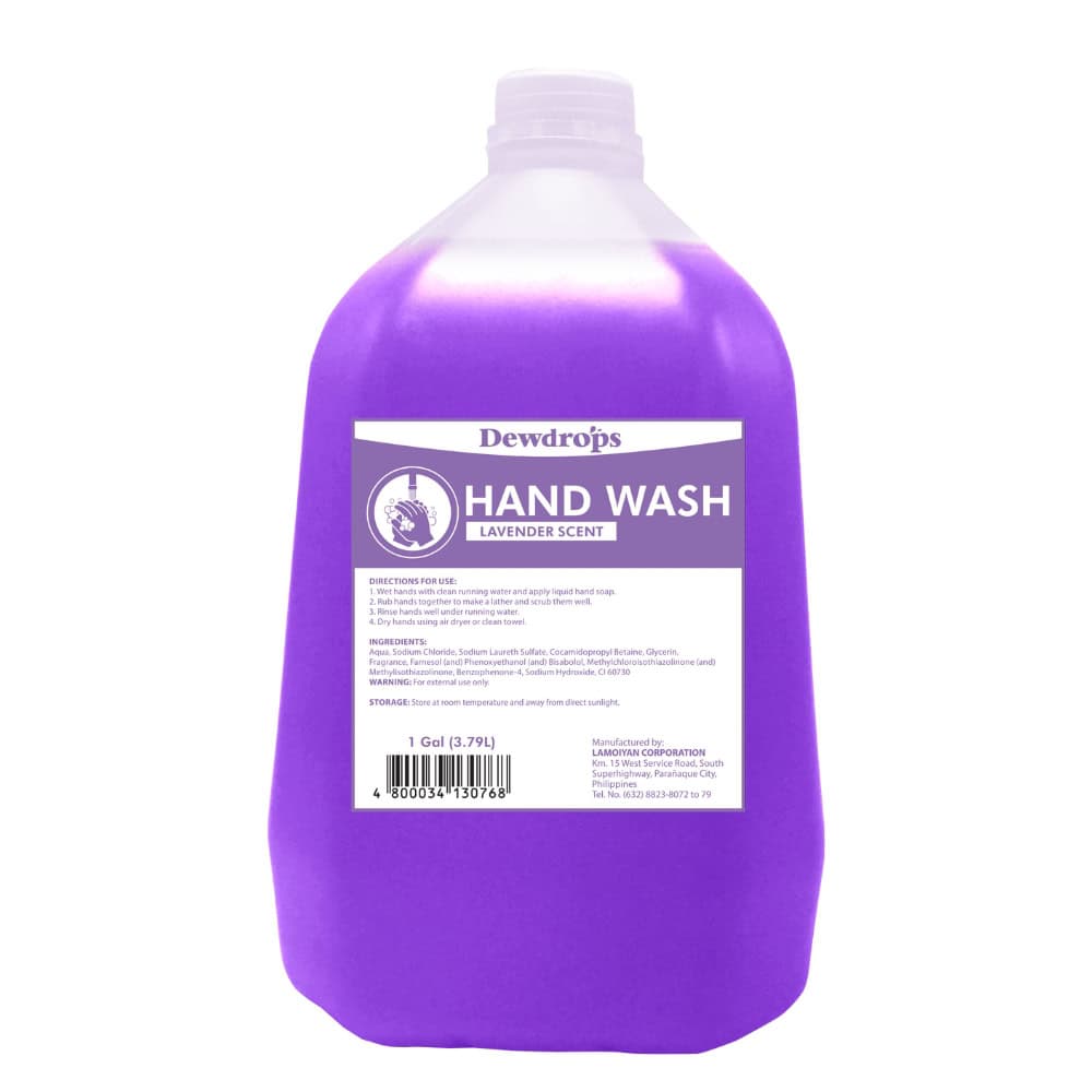 Hand wash lavender scent liquid soap for effective hygiene and sanitation – ideal for commercial and public restrooms, cleaning facilities, and hygiene-sensitive environments.