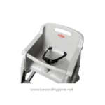 Stainless steel hand sanitizer stand with touchless dispenser for hygiene and infection control in public spaces.