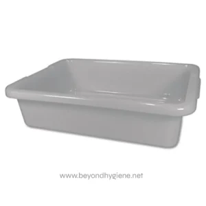 Rubbermaid Commercial Bus/Utility Tote, 20" x 15" x 5", Gray