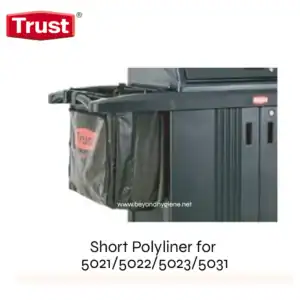 Trust short polyliner for waste bins compatible with 5021/5022/5023/5031 models for efficient hygiene and waste management. Perfect for commercial and industrial cleaning solutions.