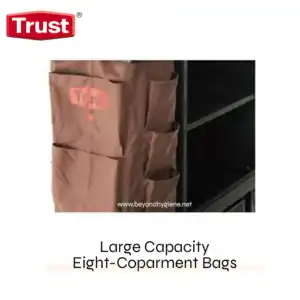 Reliable brown paper copayment bags with large capacity for hygiene and sanitation purposes. Ideal for storing and managing waste or supplies in commercial or healthcare settings in Asia.