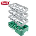 TRUST® CUPCOMB® Half Size Glass Rack – 8 Compartment
