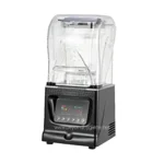 Commercial high-speed blender with digital controls, durable design, perfect for commercial kitchen, food service, smoothie bars, and catering, enhancing hygiene and efficiency.