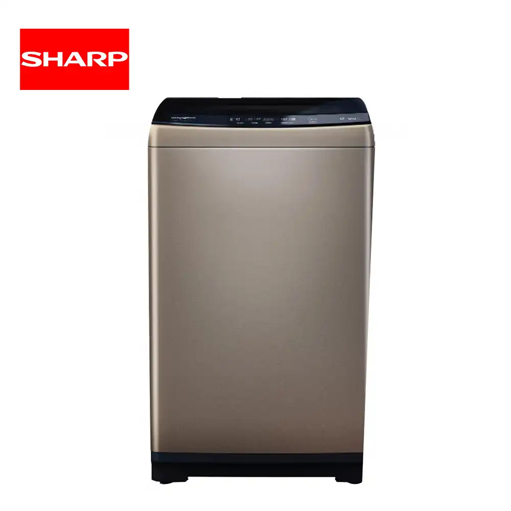 Direct Drive Inverter Washing Machine ES-FA10AX-GY Sharp top-loading washing machine suitable for commercial and residential use, offering efficient laundry solutions.