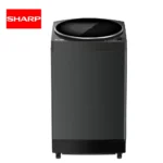 Sharpen washing machine, black top load washer, home laundry appliance, durable and efficient washing machine, Beyond Hygiene Asia product image.