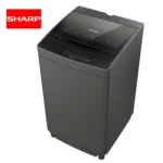 Sharp top-loading washing machine, energy-efficient and durable laundry appliance.