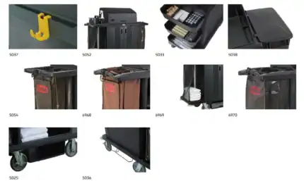 TRUST® GRANDMAID® Compact Housekeeping Cart Accessories for 5051/5031